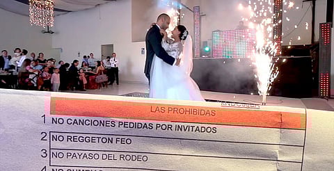 Tampoco permitieron peticiones de los invitados ni géneros populares como banda o bachata
