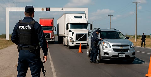 EE.UU. lanza alerta por asaltos en carretera de Nuevo León; simulan retenes