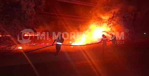 ¡Arde Apatzingán! Bomberos sofocan tres incendios en menos de una hora