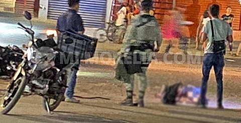 Joven motociclista muere en aparatoso accidente, en Nueva Italia