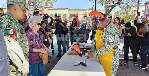 En Morelia recaudan 45 artefactos en Canje de Armas