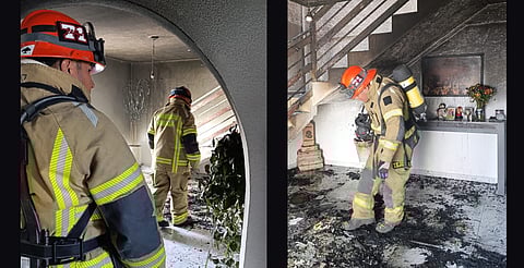 Se registra incendio en colonia Ejidal 3 Puentes de Morelia; solo hubo daños materiales