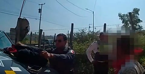 Así fue la detención de un joven con presunta droga en Morelia [VIDEO]