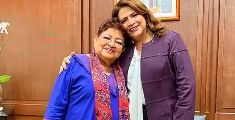 Fabiola Alanís felicita a Ernestina Godoy por su nombramiento como Fiscal General de la República