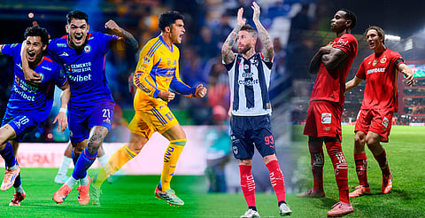 Todo por definirse en la Vuelta: Tigres vs Cruz Azul y Toluca vs Rayados, por el pase a la Final
