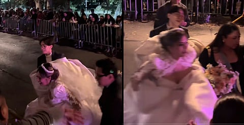 VIRAL: novia queda atrapada en multitud de Caravana Coca-Cola en Morelia [Video]