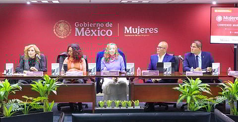 Secretaría de las Mujeres y fiscalías de todo el país pactan convenio de colaboración contra la violencia de género