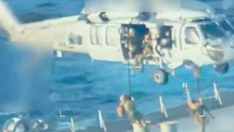 Difunden video del momento en que EE.UU. incauta buque petrolero frente a Venezuela