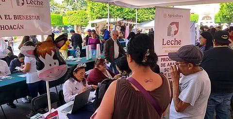 Zamora recibe Feria del Bienestar, dentro del Plan Michoacán por la Paz y la Justicia