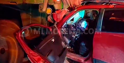 Choque en carretera Zamora-Morelia deja a un hombre gravemente herido