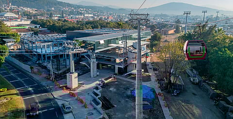 Obras del teleférico de Uruapan superan el 95 % de avance
