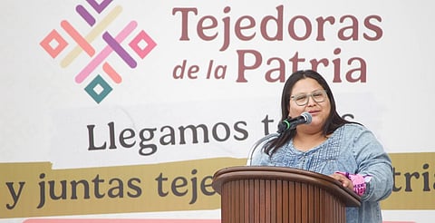 Red de Tejedoras de la Patria supera meta de registro con más 100 mil mujeres inscritas
