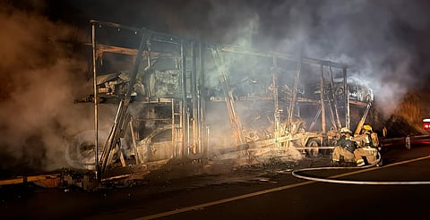 Michoacán: cinco autos nuevos quedan en cenizas tras incendio de "madrina" en la Siglo XXI