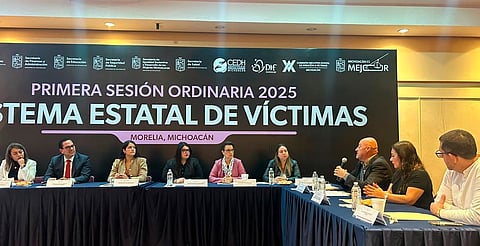 Participa Fiscalía General del Estado en la Primera Sesión Ordinaria 2025 del Sistema Estatal de Atención a Víctimas
