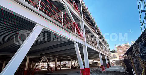 Realizan pruebas estructurales en el estacionamiento del Mercado Independencia