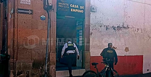 Roban casa de empeño en Centro de Morelia; se llevan $400 mil en alhajas
