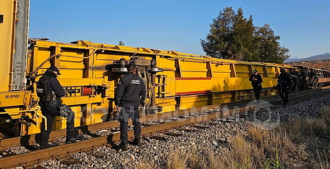 FOTOS: se descarrila tren en Maravatío, Michoacán