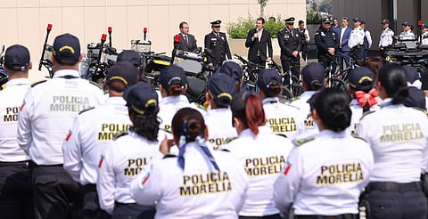 Salario de Policía Morelia registra un incremento acumulado del 36% con Alfonso Martínez