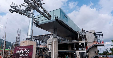 En enero inician pruebas en teleférico de Uruapan para la certificación del sistema 