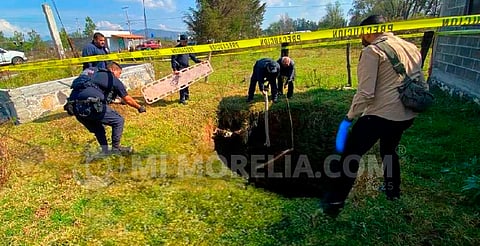 Michoacán: hallan cuerpo de adulto mayor en pozo de agua, en Tzintzuntzan