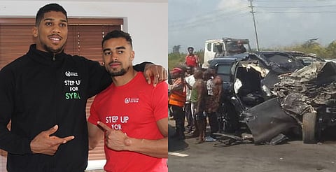 El boxeador Anthony Joshua, involucrado en choque fatal tras vencer a Jake Paul