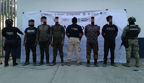 En Buenavista, detenidas 6 personas en posesión de 7 fusiles: SSP