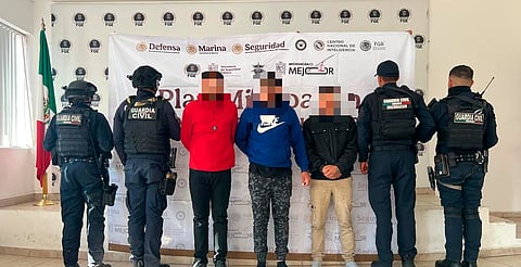 SSP detiene a 3 extranjeros presuntamente vinculados a extorsión en Morelia