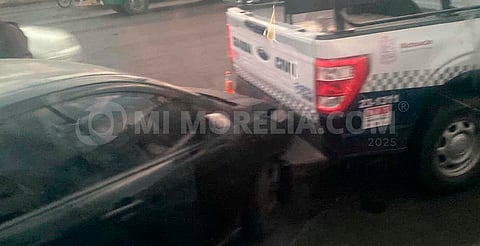 Se registran 2 accidentes de tránsito en distintos puntos de Morelia