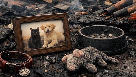 Murieron 14 mascotas en incendio; acusan uso de pirotecnia en Argentina