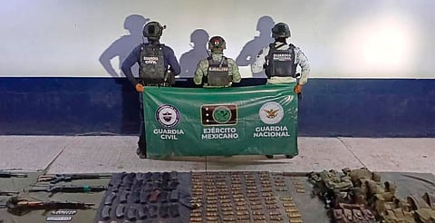 Decomisan en 2025 más de 700 armas de fuego en Michoacán