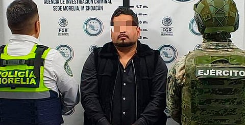 Policía de Morelia y Ejército detienen a sujeto armado en operativo conjunto