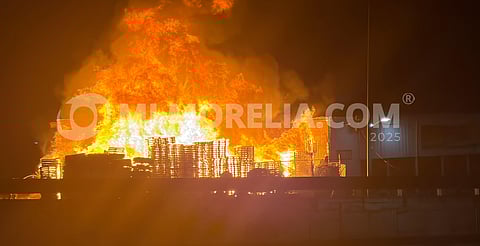 Arde segunda tarimera en una semana al poniente de Morelia