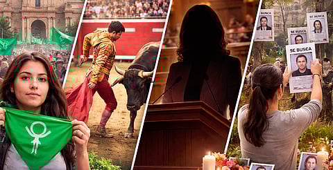 Aborto, tauromaquia, desaparecidos y "gobernadora": los temas que marcaron el 2025 en el Congreso de Michoacán
