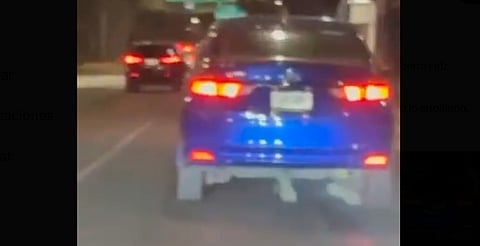 Hallan abandonado el auto que arrastró a motociclista en Iztapalapa; buscan a la conductora