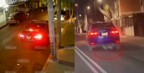 Revelan nuevo video de conductora tras arrastrar a motociclista en CDMX