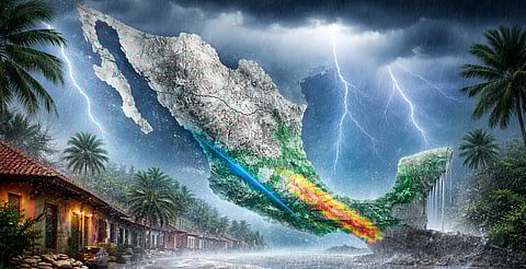 Lluvias torrenciales y frío extremo afectarán a varios estados el fin de semana