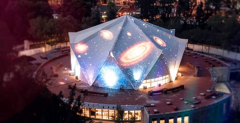 Videomapping llegará al Planetario de Morelia; preparan experiencia inmersiva