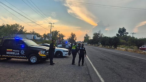 Policía Morelia mantiene operativos interinstitucionales y refuerzo en zonas limítrofes