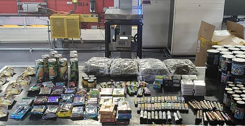 Guardia Nacional asegura vapes y dulces con cannabis en aeropuerto de Querétaro