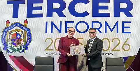 La Universidad Michoacana está firme, con rumbo y futuro sustentable: Yarabí Ávila