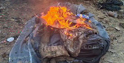 Aseguran armas, droga y campamentos criminales en sierra entre Apatzingán y Aquila