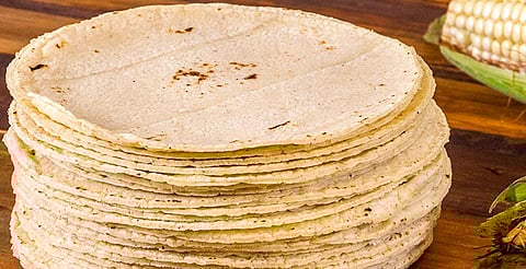 Las tortillas fortificadas aportan hasta 131 mcg de ácido fólico por 100 g