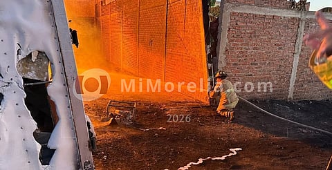 Explosión por combustible despierta a vecinos en La Piedad; hay dos heridos graves