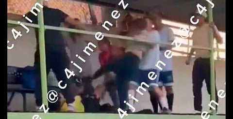 La agresión ocurrió fuera del terreno de juego, una vez concluido el encuentro