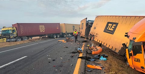 Michoacán: se registra múltiple choque en la autopista de Occidente