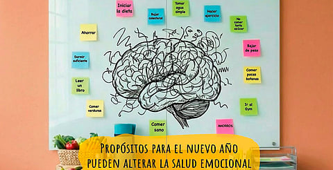 Propósitos de Año Nuevo pueden alterar la salud emocional