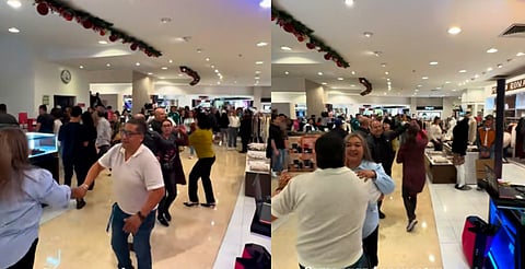 Clientes convierten tienda dentro de plaza comercial en pista de baile y se hace viral [VIDEO] 