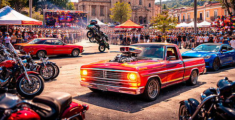 ¡Autos, motos y adrenalina! Álvaro Obregón celebra con gran exhibición