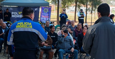 Ciudadanía y Policía Morelia, de la mano en la construcción de la paz