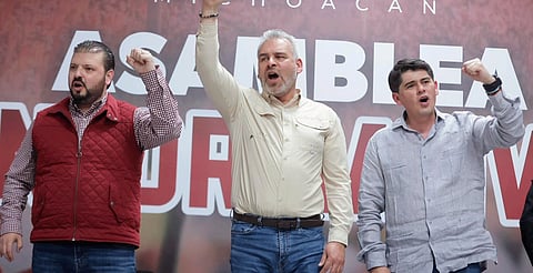 Bedolla encabeza encuentro con militancia de Morena en región oriente de Michoacán